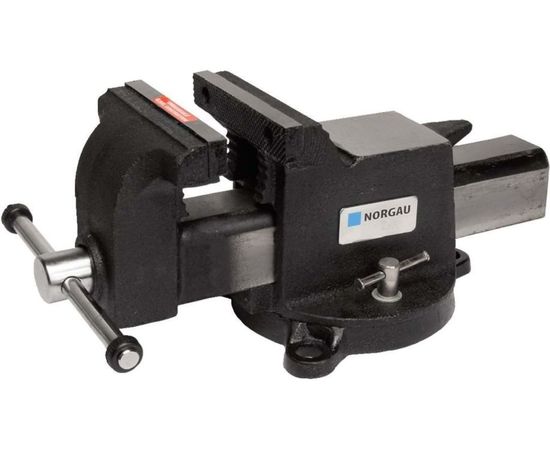 Параллельные поворотные слесарные тиски 200 мм NORGAU N410-200 073004200 