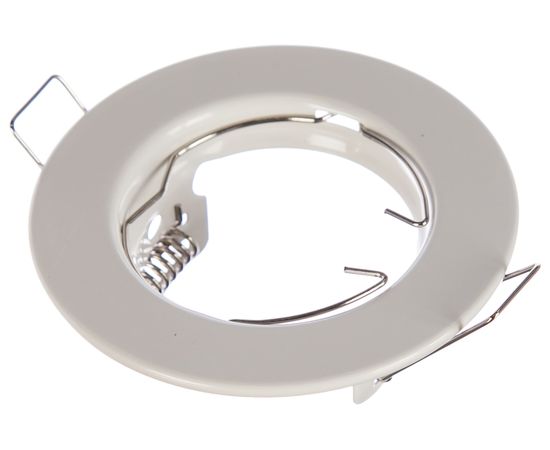 Встраиваемый светильник Ecola Light MR16 DL90 GU5.3 плоский Белый 30x80 /кd74/ FW1611EFY 