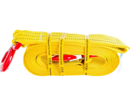 Буксировочный трос UVE 75 мм, крюк-крюк, 7,0 тн, 6 метров UVЕ-TB-75-10500-6-2h 