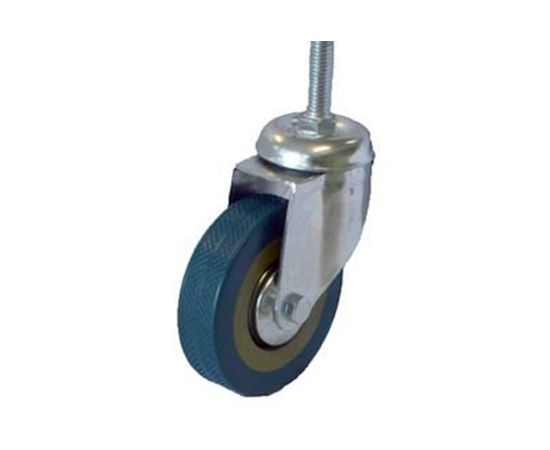 Колесо серая резина крепление болтом М10 SCTG933 75 мм MFK-TORG 3062075 