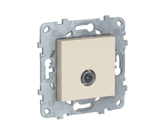 Розетка Schneider Electric TV UNICA NEW одиночная бежевая NU546244 1240023 
