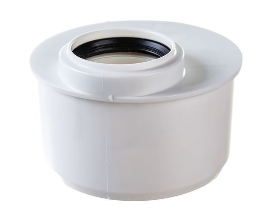 Эксцентрический переход для бесшумной канализации ПОЛИТЭК из ПП диаметр 110/50 короткий 500511050к 