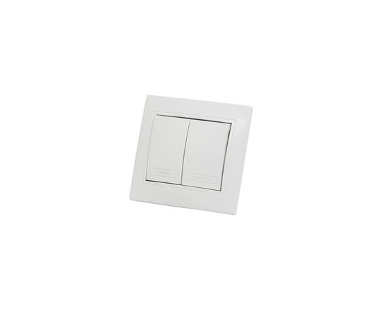 2 клавишный выключатель TANGO белый скрытой проводки 10А, 250В 1008828 