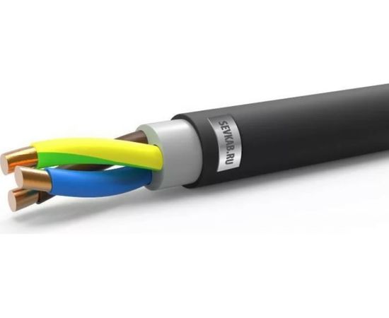 Кабель СЕВКАБЕЛЬ ВВГнг A-LS 3х2,5ок N,PE-0,66, 100м К13ЛА313ВК005Я0 