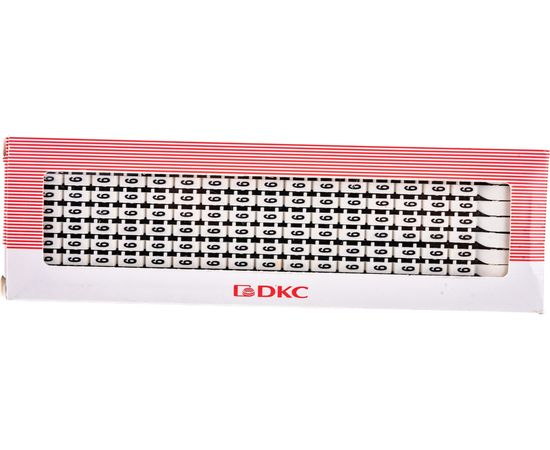 Маркер для кабеля DKC сечением 4-6 мм, символ 9, 8221, 160шт MKF9S3 