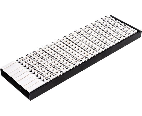 Маркер для кабеля DKC сечением 4-6 мм, символ 9, 8221, 160шт MKF9S3 – изображение 2