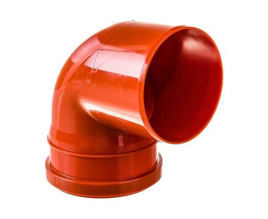 Отвод ПОЛИТЭК 110 мм, 87 градусов 200211087 – изображение 2