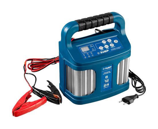 Зарядное устройство ЗУБР ПРОФЕССИОНАЛ, 12В, 12А, автомат, IP65, AGM, GEL, WET 59305 – изображение 2