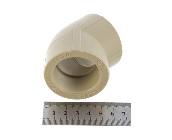 Угольник VALFEX PP-R Дн 40х45°, серый10107040Г 127-0468 – изображение 2