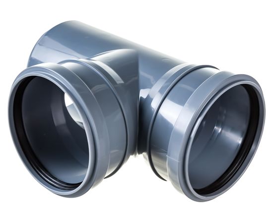 Тройник ПОЛИТЭК 110х110/87.5 градусов 201187 – изображение 2