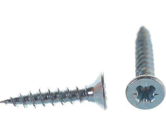 Саморез Стройметиз 2,5х13 универсальный, белый цинк уп. 500 шт. 2150023 – изображение 2