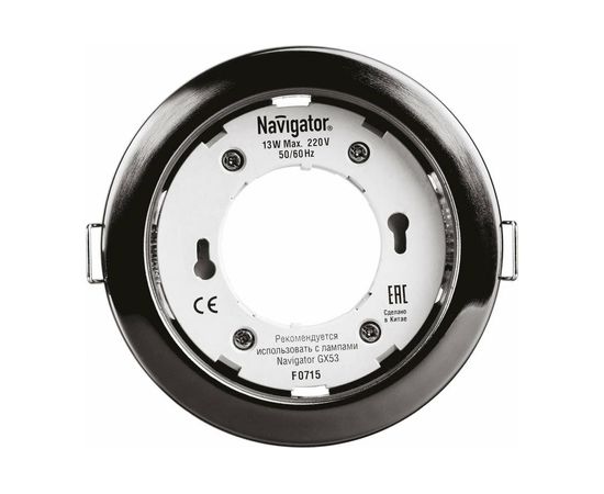 Светильник NAVIGATOR 71 281 NGX-R1-005-GX53 IP20 черный, хром 71281 374340 – изображение 2