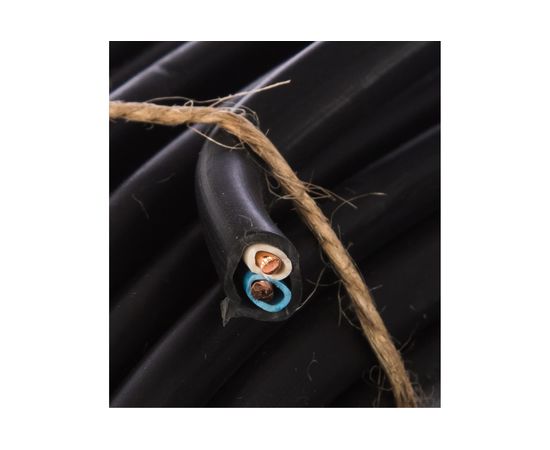 Кабель ЭлПроКабель твердый плоский негорючий ВВГп-нг 2х2,5 ГОСТ 100М 4630017849314 – изображение 3