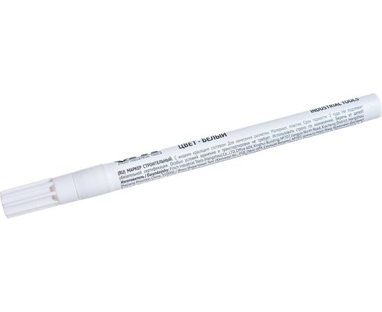 Строительный маркер с жидким красящим составом, белый FIT 04337 – изображение 3