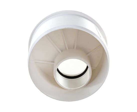 Эксцентрический переход для бесшумной канализации ПОЛИТЭК из ПП диаметр 110/50 короткий 500511050к – изображение 3