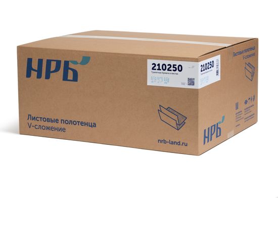 Туалетная бумага НРБ листовая, 250л, двухслойная NRB-210250 – изображение 3