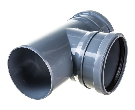 Тройник ПОЛИТЭК 110х110/87.5 градусов 201187 – изображение 3