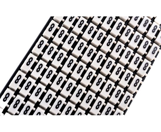 Маркер для кабеля DKC сечением 4-6 мм, символ 8, 8221, 160шт MKF8S3 – изображение 3