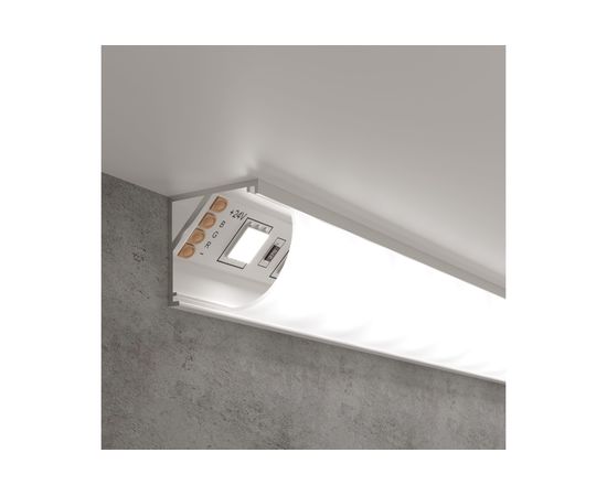 Угловой профиль Elektrostandard LL-2-ALP008 алюминиевый, белый/белый для LED ленты (под ленту до 10mm) a053628 – изображение 3
