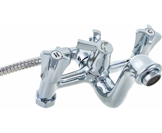 Смеситель для ванны и душа Zenta Фреско с аксессуарами, хром Z3203 – изображение 3