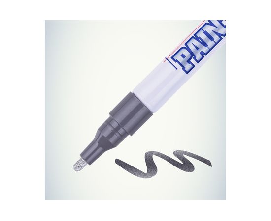 Маркер краска Munhwa SPM-06 серебро 2 мм – изображение 3