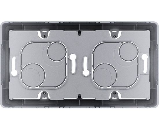 Коробка накладного монтажа Legrand - 2 поста - INSPIRIA - алюминий 673992 – изображение 3