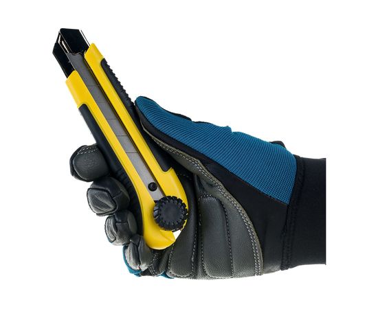 Строительный нож Biber 50122 усиленный, обрезиненный корпус тов-203147 – изображение 3