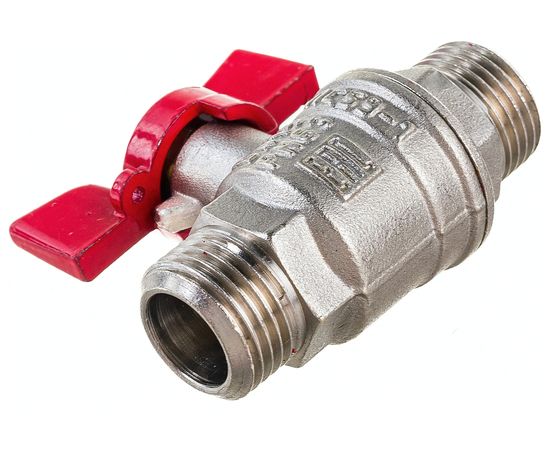 Шаровой кран VALFEX PREMIUM для воды, 1/2"" НР/НР, бабочка VF.219.NB1.012.PREMIUM – изображение 3