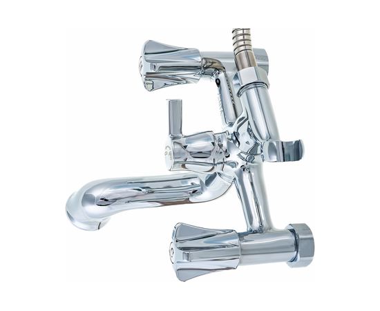 Смеситель для ванны и душа Zenta Фреско с аксессуарами, хром Z3203 – изображение 4