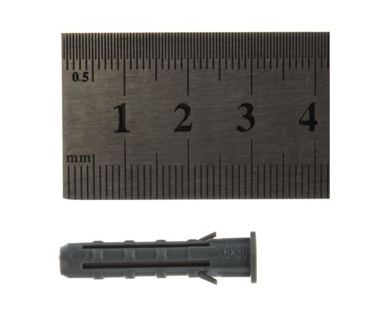 Дюбель распорный 1000 шт. (6х30 мм) тип "Ежик" Зубр 4-301060-06-030 – изображение 4