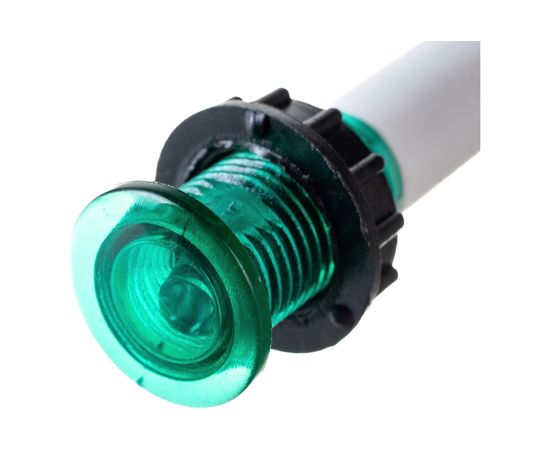 Сигнальная арматура Emas зеленая 10мм с силиконовым проводом, 220В S100LY – изображение 4