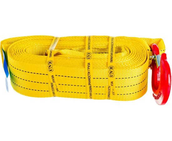 Буксировочный трос UVE 75 мм, крюк-крюк, 7,0 тн, 6 метров UVЕ-TB-75-10500-6-2h – изображение 4