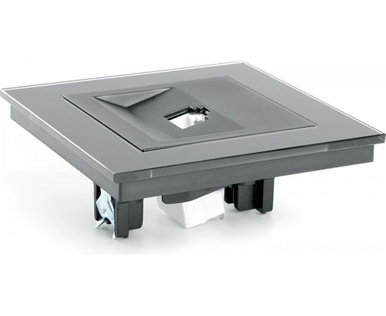 Компьютерная 1-местная розетка RJ-45 STEKKER серия Катрин, GLS00-7007-05, черный 39510 – изображение 5