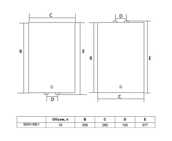 Электрический накопительный водонагреватель Timberk SWH ME1 10 VU – изображение 5