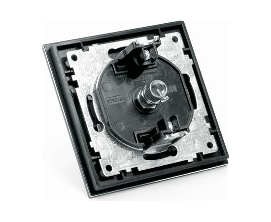 1-местная телевизионная розетка STEKKER 75 Ом, 5-862МГц, серия Катрин, GLS00-7008-05, черный 39511 – изображение 6