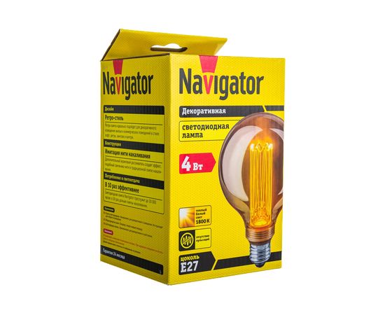 Лампа Navigator NLL-SC17-G95-4-230-1.8K-E27-PMMA 14233 – изображение 6