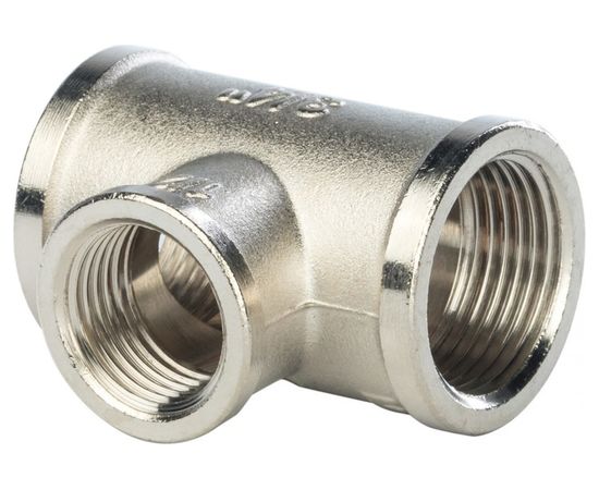 Переходной никелированный тройник STOUT ВВ 3/4X1/2X3/4 RG008Q0QTEIEBL 