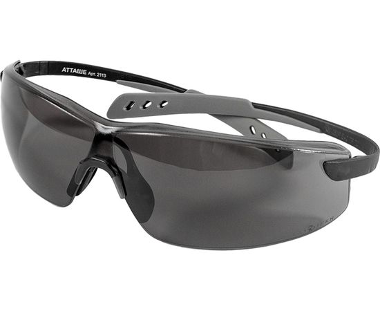 Открытые затемненные очки Ампаро Атташе линзы с AF-AS покрытием, гибкие дужки оправы 2113 