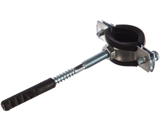 Металлорезиновый хомут с дюбелем и шурупом СТМ 3/4 26-30 мм CHSR0034 