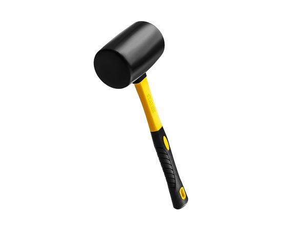 Резиновая черная киянка с фибергласовой ручкой 900г STAYER PROFESSIONAL 2054-90 