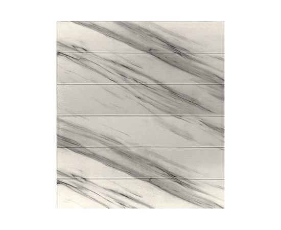 Панель Волшебная палочка из вспененного ПЭТ, 700x700 мм, Мрамор Белый УТ000074918 