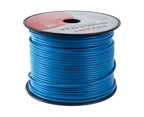 Провод ПГВА REXANT 1х1.50 кв.мм, синий, бухта 100 м 01-6535 