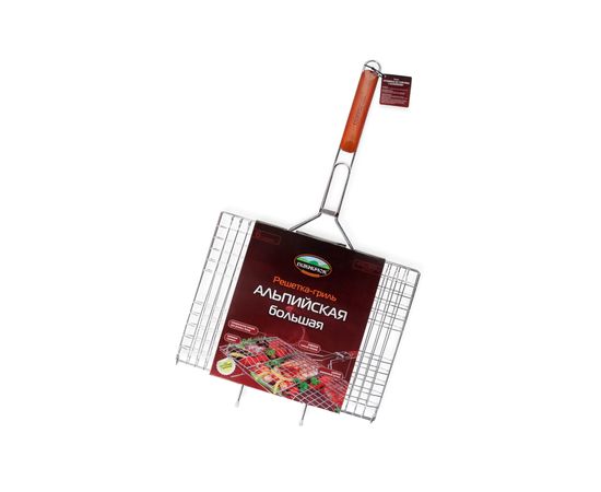 Решетка для барбекю Пикничок Альпийская, большая, 6 секций 400х300 мм 401-732 