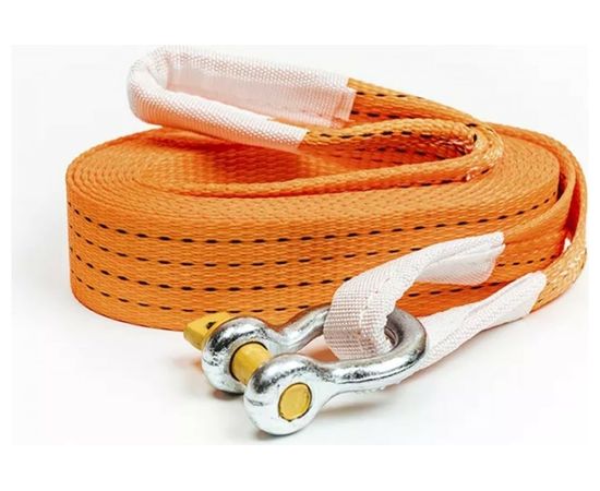 Буксировочный трос со скобой ТамбовТехСнаб шакл, 3/6 т, 6 м, петля/скоба RBOOS3T6MPS 