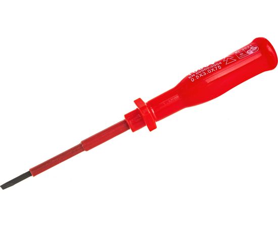 Шлицевая изолированная отвертка 3х75 FIT IT 55801 