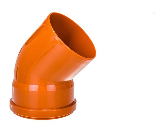 Отвод наружной канализации RTP 160 мм, 45 градусов 11656 