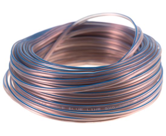 Акустический кабель REXANT 2х0,35 кв.мм прозрачный BLUELINE м. бухта 20 м 01-6202-3-20 