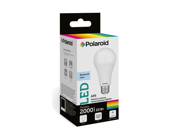 Светодиодная лампа Polaroid 220V A95 22W 6500K E27 2000lm PL-A9522276 
