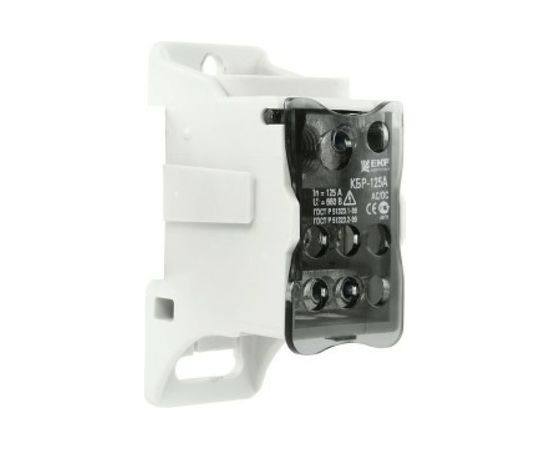 Распределительный блок EKF КБР на DIN-рейку и монтажную панель 80A PROxima SQplc-kbr80 