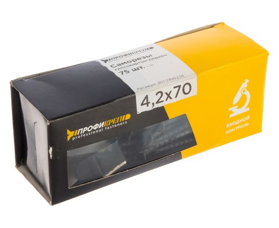 Саморезы с потайной головкой Профикреп кр/ш оксидир., 4,2х70 75 шт 2033906238 – изображение 2